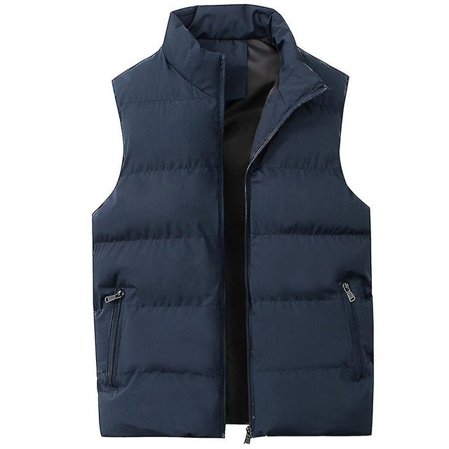Seeunique Men & #39;s, chaleco de plumón y acolchado ligero, chaleco sin mangas, chaqueta acolchada Afortunado Sencillez