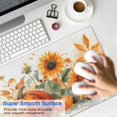 thumbnail image 4 of Happy Thanksgiving Fall Pumpkin Sunflower Large Gaming Mouse Pad Extended Mousepad Gaming with Stitched Edges, Non-Slip Base, Water Resist Keyboard Pad for Gamer, Office & Home, 31.5 X 11.8 in, 4 of 7