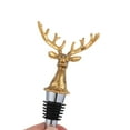 thumbnail image 6 of Alloy Deer Head Leak Proof Kitchen Gadgets Champagne Bottles Stoppers Wine Stopper Beverage Bottle Cap Wine Cork ROSE GOLD LION HEAD, 6 of 8