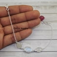 thumbnail image 5 of 925 Sterling Silver Bracelet For Men, Women, Unisex, Moonstone Bracelet Gemstone Unique Handcrafted Bracelet For Her or Him, 5 of 5