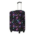thumbnail image 2 of Uemuo Colorful Guitar Printed Washable Luggage Cover - Fashion Suitcase Protector Fits 18-32 Inch Luggage -X-Large, 2 of 9