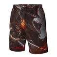 thumbnail image 5 of Berserk Men's Beach Shorts Swim Trunks Casual Quick Dry Board Shorts Swimwear with Mesh Lined and Pockets, 5 of 8