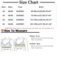 thumbnail image 3 of pimelu Bras for Women Push Up Bra for Women Full Coverage Underwire Full Figure Bras Ladies 2pcs Large Size Comfort Compression T-shirt Bra Black Bra, 3 of 7