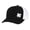 Black/White/White Clover, variant on Men's Lucky Clover Shamrock Off-Center Embroidered Golf Mesh Back Trucker Hat, Kelly Green/White/White Clover