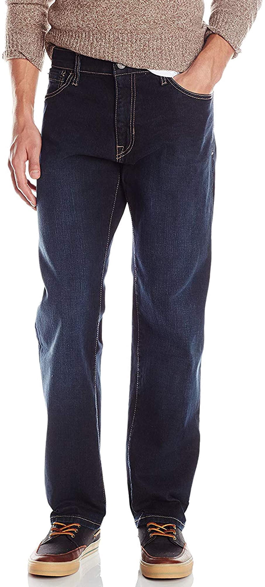 Izod Mens Comfort Stretch Denim Jeans 