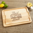 thumbnail image 2 of Personalization Mall Best Flippin Dad Extra Large Hardwood Cutting Board, 15x21, 2 of 4