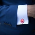 thumbnail image 3 of Valentine's Day Elegant Dress Shirt Cufflink Set Made of Stainless Steel for Formal Occasions, 3 of 6