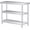 18*36"+legs, variant on Senfot 201 Stainless Steel Double Layer Workbench, Home Garage Tool Table 18*36"+wheels