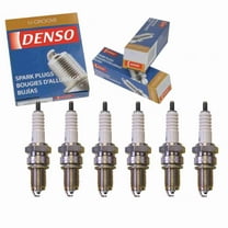 6 pc DENSO 4111 Standard U-Groove Spark Plugs for X27EPR-U9 Ignition Wire Secondary