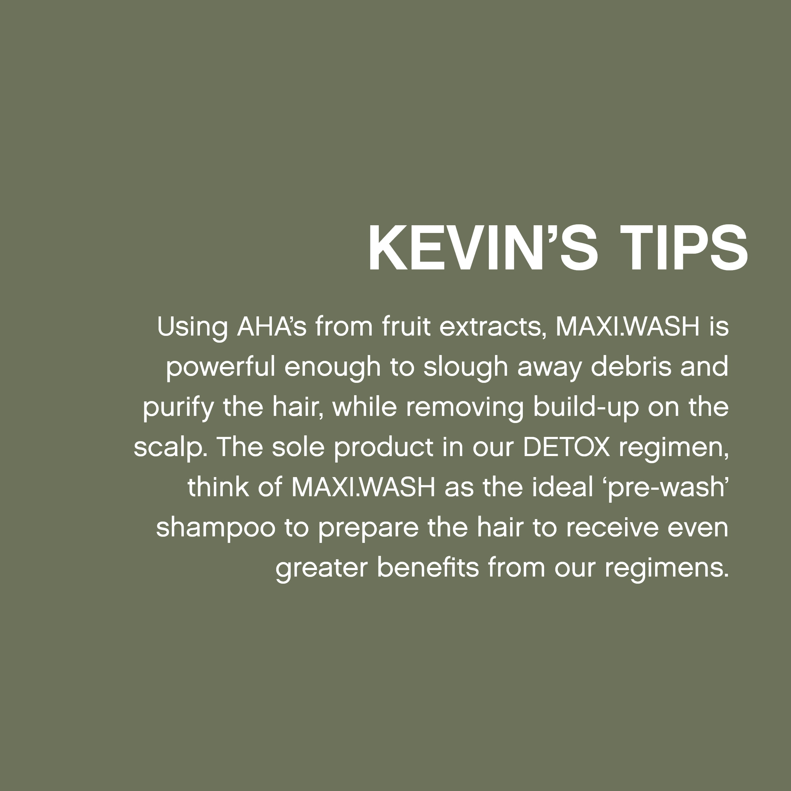 KEVIN.MURPHY MAXI.WASH, Detox Shampoo for Buildup & Scalp, Colour Safe, 250 mL
