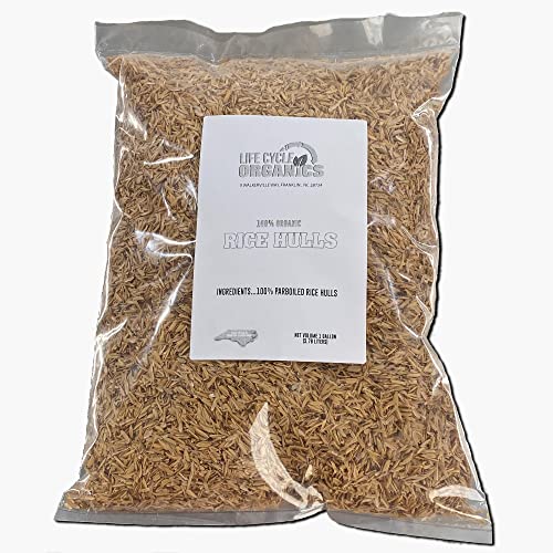 Organic Rice Hulls 1 Gallon