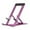 Purple, variant on Portable Foldable Aluminum Alloy Phone Stand - Adjustable Lazy Desktop Stand, Non- Rubber Pads, Compatible with Smartphones & Tablets,Black