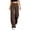 Coffee, variant on SwiftWear Women's Crossover Wide Leg Yoga Pants with Pockets - High Waisted Stretchy Workout Lounge Pants Tummy Control Casual Palazzo Pants for Women