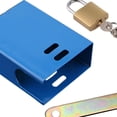 thumbnail image 2 of Maoww Outdoor Faucet Lock Cover Anti Theft Tap Padlock for Park Blue Square, 2 of 3