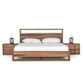 thumbnail image 4 of Limari Home Berlin Modern Veneer and Solid Wood Bedroom Nightstand in Walnut, 4 of 6