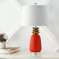 thumbnail image 3 of JONATHAN Y Pineapple 23" Classic Vintage Ceramic LED Table Lamp, Orange/Gold, JYL4019E, 3 of 7