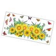 thumbnail image 3 of 1pc Sunflower Stickers Simple Chic Funny Window Stickers Wall Decals Decorative Stickers For Home Glass Wall, 3 of 3