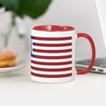 thumbnail image 4 of CafePress - Love America Mug - 11 oz Ceramic Mug - Novelty Coffee Tea Cup, 4 of 6