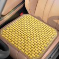 thumbnail image 6 of Dickly Bamboo Seat Cushion for Car and Truck, Interior Decoration for Car, Multipurpose 43.5x43.5cm Yellow, 6 of 9