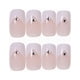 thumbnail image 4 of 24 piezas de uñas postizas de longitud media, uñas acrílicas, estilo ballet francés, 4 of 5