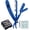 Blue, variant on Utopia Care Professional Straight Razor for Men, Barber Straight Edge Razor Safety with 100 Pack Blades, Red