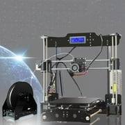 High Precision Tronxy P802M 3D Printer Durable 3D Systems LCD Screen Printer US Plug Black 12V 20A Output 240W with MK8 Upgrade Print Head
