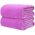 thumbnail image 1 of 50x70CM Mini Super Soft Warm Solid Warm Micro Plush Fleece Blanket Rug Sofa, 1 of 2