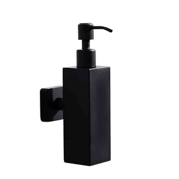 Stainless Steel Wall Mounted Soap Dispenser Bathroom Squeeze & Punch Single Lotion Bottle Black/Silver/Gold