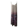 thumbnail image 4 of IROINNID Shift Dress For Women Fashion Casual Printed Loose Sling Dress V-Neck Full-Length Dress, 4 of 4