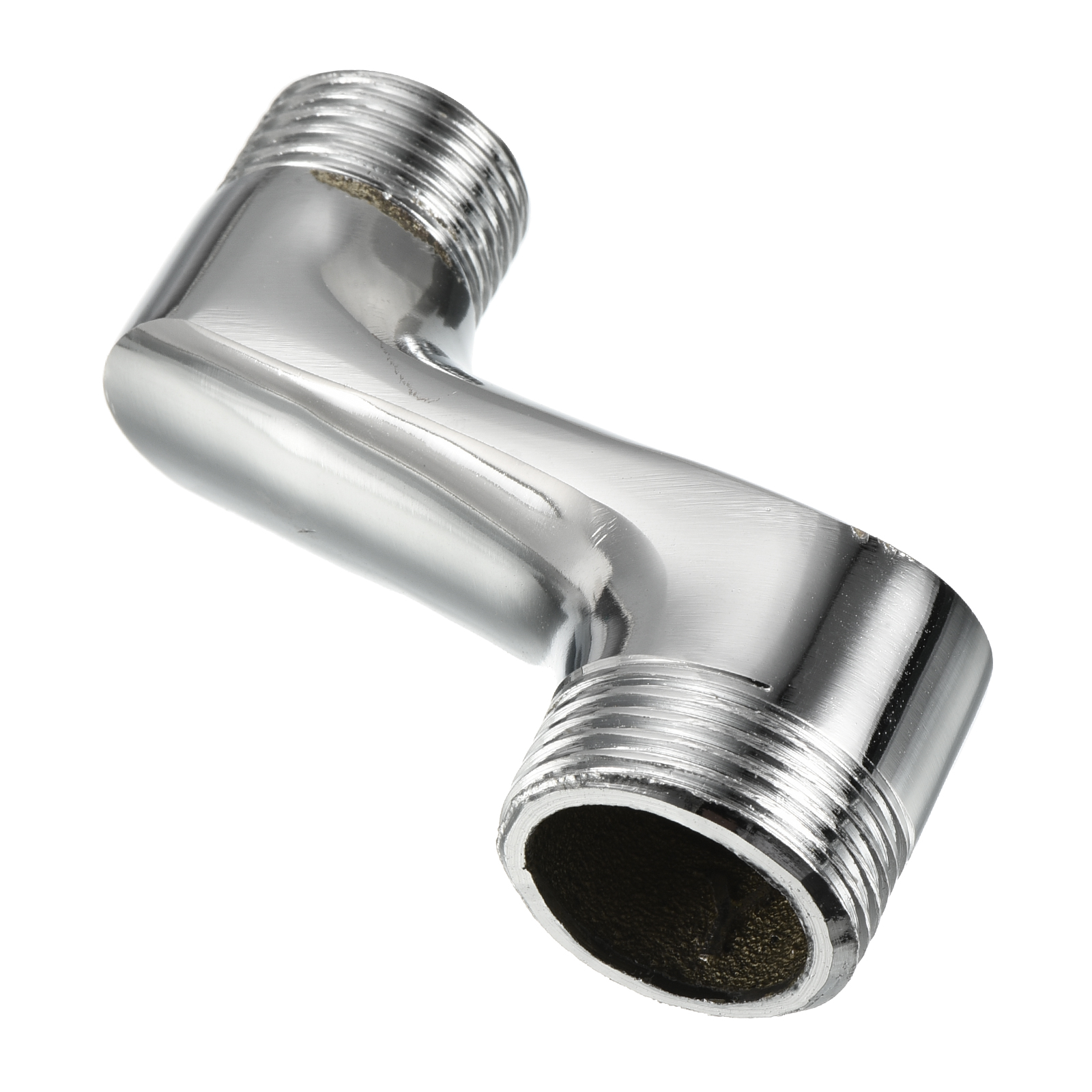 Uxcell G1/2 to G3/4 Faucet Adapter 55x70mm Adjustable Angled Eccentric