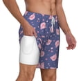 thumbnail image 3 of Goofa Cute Pig Printed Men's Swim Trunks Board Shorts Quick Dry Mens Swimming Trunks with Compression Liner,Breathable Fit Hawaii Beach Shorts-Medium, 3 of 9