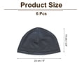 thumbnail image 2 of Uxcell 6 Pcs Sweat Wicking Cap Skull Cap Football for Men Navy Blue, 2 of 7