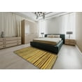 thumbnail image 4 of Ahgly Company Indoor Rectangle Abstract Yellow Abstract Area Rugs, 7' x 9', 4 of 6