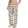 thumbnail image 6 of Logiee Guitar Print Pajama Pants for Men,Men’s Pajama Bottoms,Mens PJ Pants with Pockets & Button Fly-Large, 6 of 6