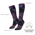 thumbnail image 4 of Naloa Paisley And Owls Thigh High Socks Extra Long Stretchy Sock Women Over Knee High Opaque Stocking Daily Wear, 4 of 6