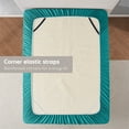 thumbnail image 6 of (2 pack) LammaLoe Extra Deep Pocket Twin Fitted Sheet Only, Fits 18" to 24" Mattress, Soft Microfiber Fitted Bed Sheet, Teal, 6 of 7