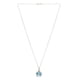 thumbnail image 3 of Collar Zvezda Cushion color Aquamarine plata .925 Zvezda ZCO-CUSH12-AQU, 3 of 5
