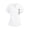 White #4, variant on KDDYLITQ Scrubs for Women, V-Neck Tops Soft Stretch Women's Tops Purple 2XL