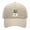 Washed Cap-Beige, variant on Frog On Skull Embroidered Adult Washed Cotton Baseball Cap, Adjustable Unstructured Dad Hat for Novelty Casual Daily Outdoor Wear