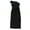 black, variant on Ralph Lauren Womens One-Shoulder Ruched Sheath Dress, Black, 2