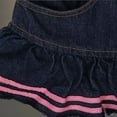 thumbnail image 5 of RUTAYY Women's Skirt Casual Denim with Textured Pleats Everyday Wear Comfortable Trendy Vacation Mini Skirt, 5 of 6