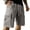 #146Gray, variant on Mens' Summer Shorts Linen Solid Basic Elastic Drawstring Waist Loose Fit Oversize Bermuda Shorts with Pockets