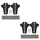 thumbnail image 2 of Eigraketly Guardabarros de plástico para bicicleta de montaña, 2 uds., patrón de fibra de carbono, guardabarros para bicicleta de carretera, Dirtboard, Type1 NO1 Eigraketly  CBP043549, 2 of 6