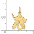 thumbnail image 3 of 10k Yellow Gold Goalie Hockey Player Pendant, 3 of 6