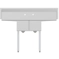thumbnail image 4 of Pemberly Row 12x16x10 Stainless Steel Kitchen Prep & Utility Sink in Silver, 4 of 9