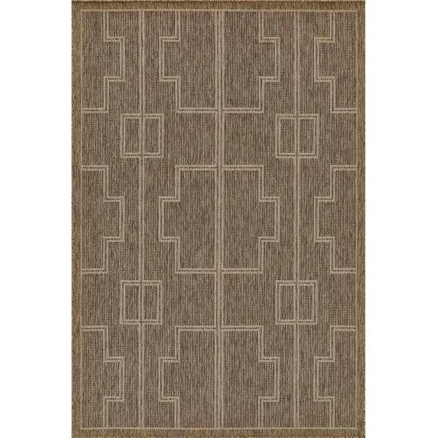 Momeni HAMPOHAM-1NAT80A0 8 x 10 ft. Hampton Machine Made Transitional Rectangle Area Rug, Natural