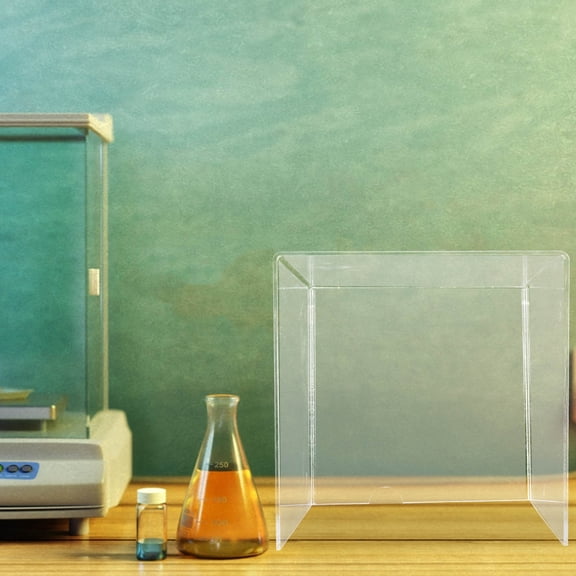 BESTYASH Windproof Transparent Protective Cover for Digital Electronic Scales and Laboratory Balances, and