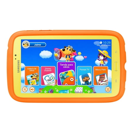 Samsung Galaxy Tab 3 Kids - Tablet - Android 4.1.2 (Jelly Bean) - 8 GB - 7" TFT (1024 x 600) - microSD slot - yellow