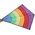 Mfigree toddler kids toys large rainbow kite easy to assemble launch