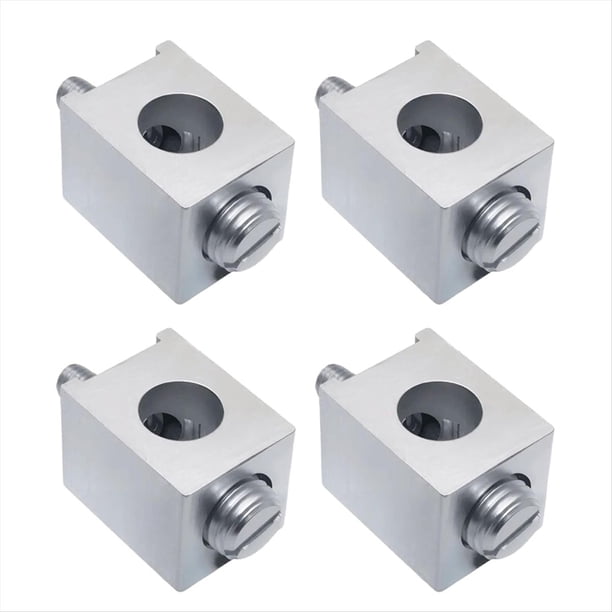 Kit de 4 Terminales de Neutro 4-2/0, Terminales de para Disyuntores, Terminales de Conexión A de Aluminio, Aptos para Conexiones Eléctricas.